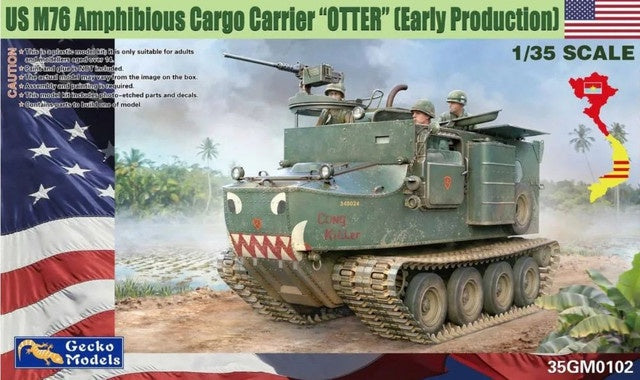 US Otter M76 Amphibious Cargo Carrier Early Production 1/35 Gecko Models