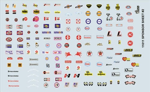 Gofer Racing 11011 Sponsor Sheet #2 Decal