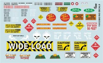 Gofer Racing 11012 Big Rig Decal