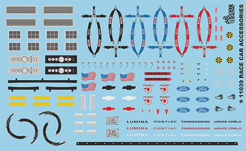Gofer Racing 11039 Race Car Accessories Decal