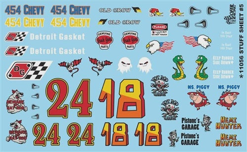 Gofer Racing 11056 Stuff Sheet #5 Decal
