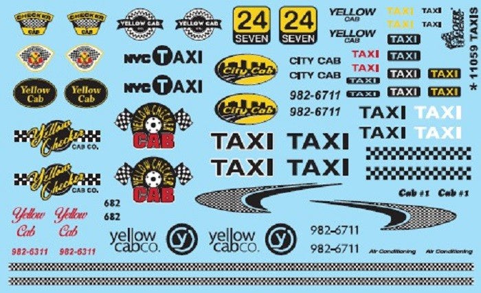 Gofer Racing 11059 Taxis Decal
