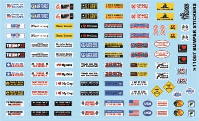 Gofer Racing 11067 Bumper Stickers Decal