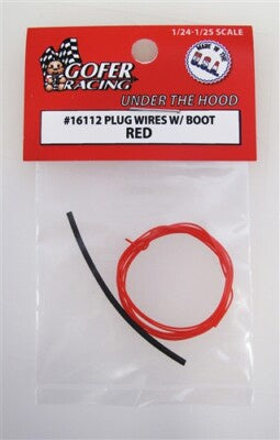 Gofer Racing 16112 Plug Wires With Boot Red
