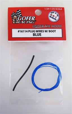 Gofer Racing 16114 Plug Wires With Boot Blue