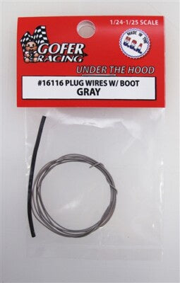 Gofer Racing 16116 Plug Wires With Boot Gray