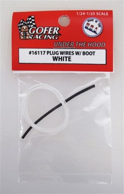 Gofer Racing 16117 Plug Wires With Boot White