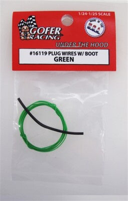 Gofer Racing 16119 Plug Wires With Boot Green