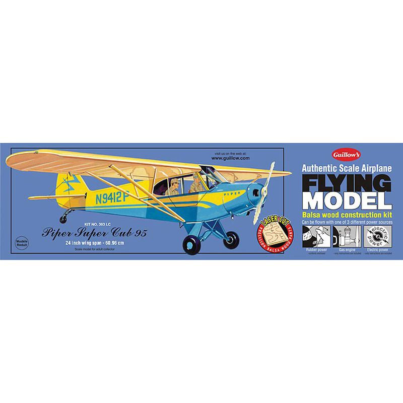 Guillows Piper Cub 95 Laser Cut Balsa Kit - GUI303LC