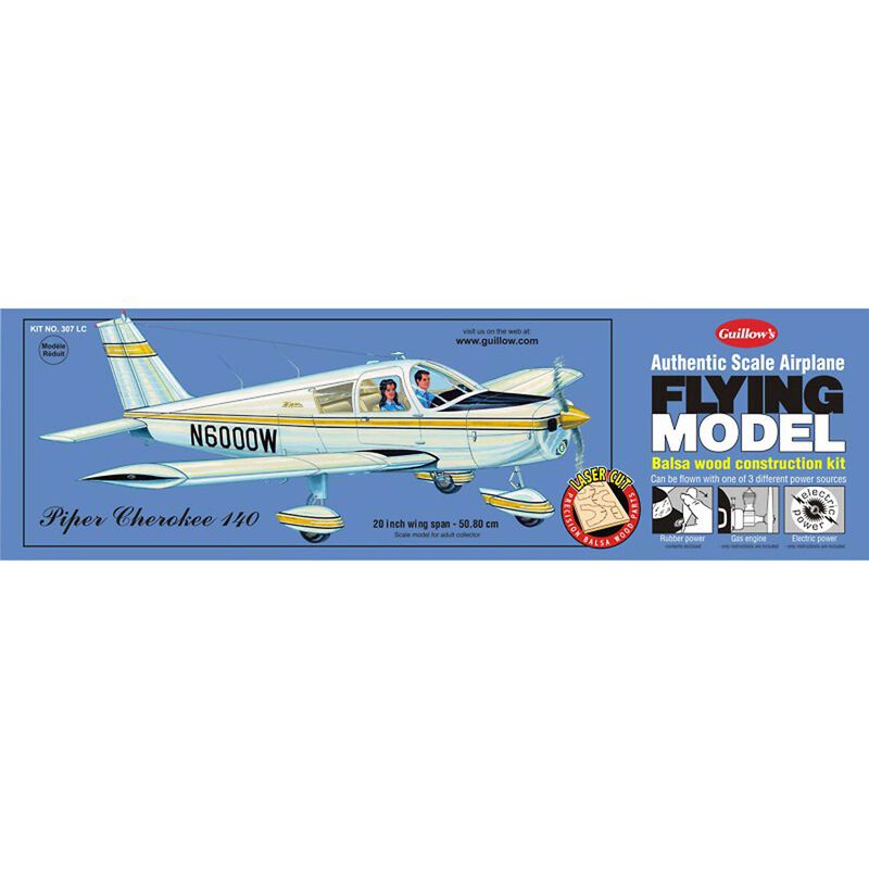 Guillows Piper Cherokee 140 Laser Cut - GUI307LC