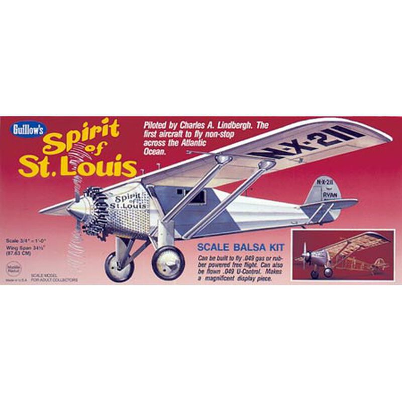 Guillows Spirit of St. Louis Balsa Kit - GUI807