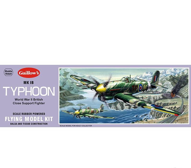 Guillows Hawker Typhoon 1B Balsa Kit - GUI906