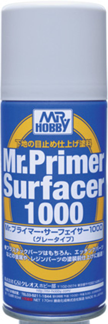 Mr Hobby Paint MR. PRIMER SURFACER 1000 170ML SPRAY - GUZ524