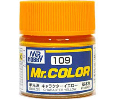 Mr Hobby Paint SEMI GLOSS CHARACT YELLOW - GUZC109