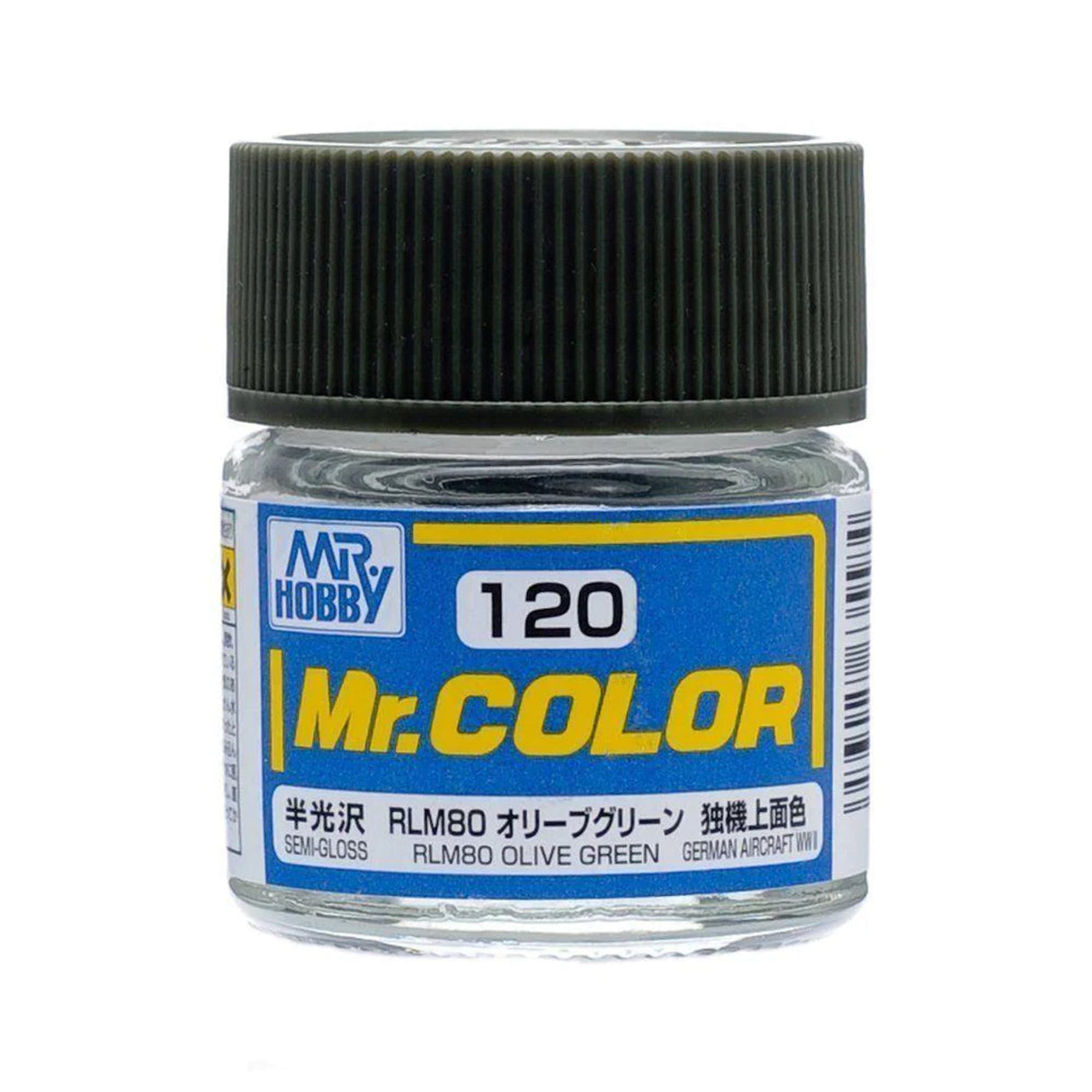 Mr Hobby Paint SEMI GLS RLM80 OLIVE GRN - GUZC120