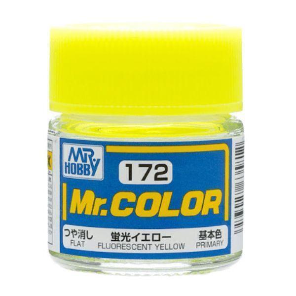 Mr Hobby Paint SEMI GLS FLUORESCENT YELL - GUZC172