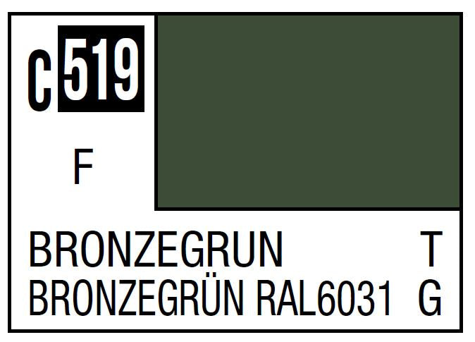 Mr Hobby Mr. Color C519 Bronzegra%N (Nato/German Tank) - 10ml