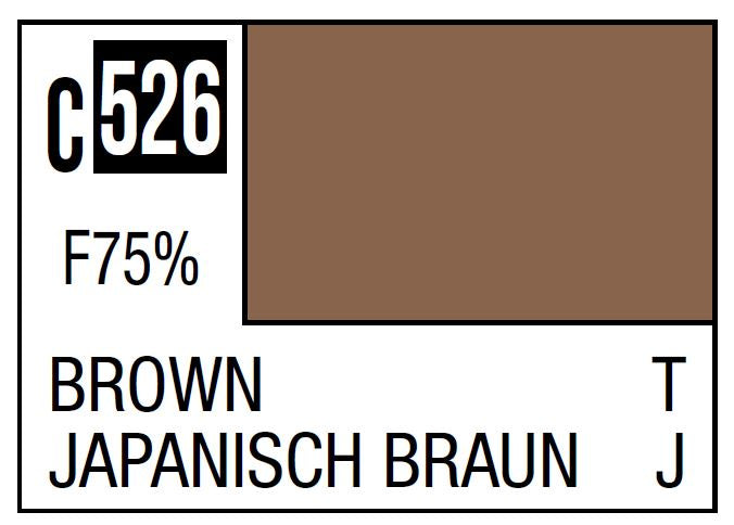 Mr Hobby Mr. Color C526 Brown (Imperial Japanese Army Tank Late Camouflage) - 10ml