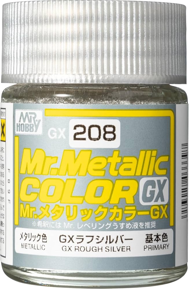 Mr Hobby Paint METALLIC ROUGH SILVER - GUZGX208