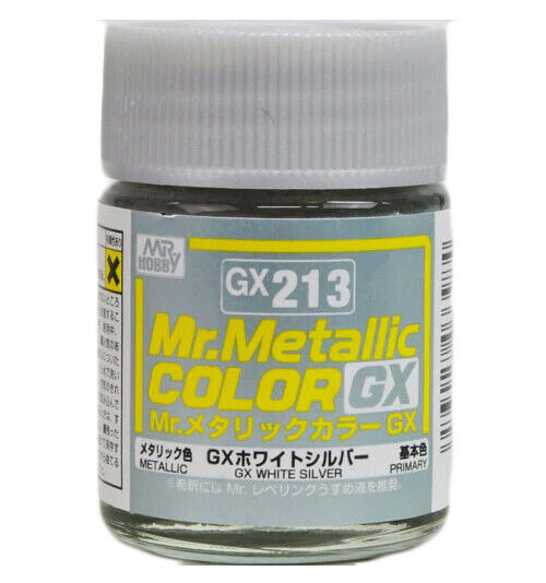 Mr Hobby Paint METALLIC WHITE SILVER - GUZGX213