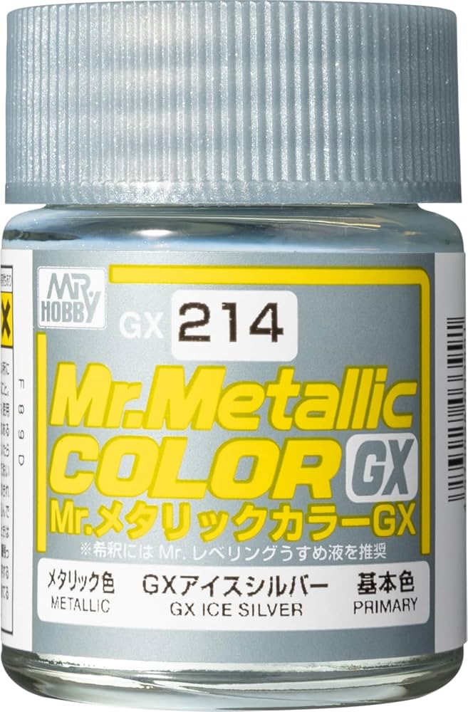 Mr Hobby Paint METALLIC ICE SILVER - GUZGX214