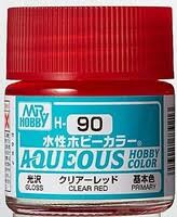 Mr Hobby Paint GLOSS CLEAR RED 10ML - GUZH90