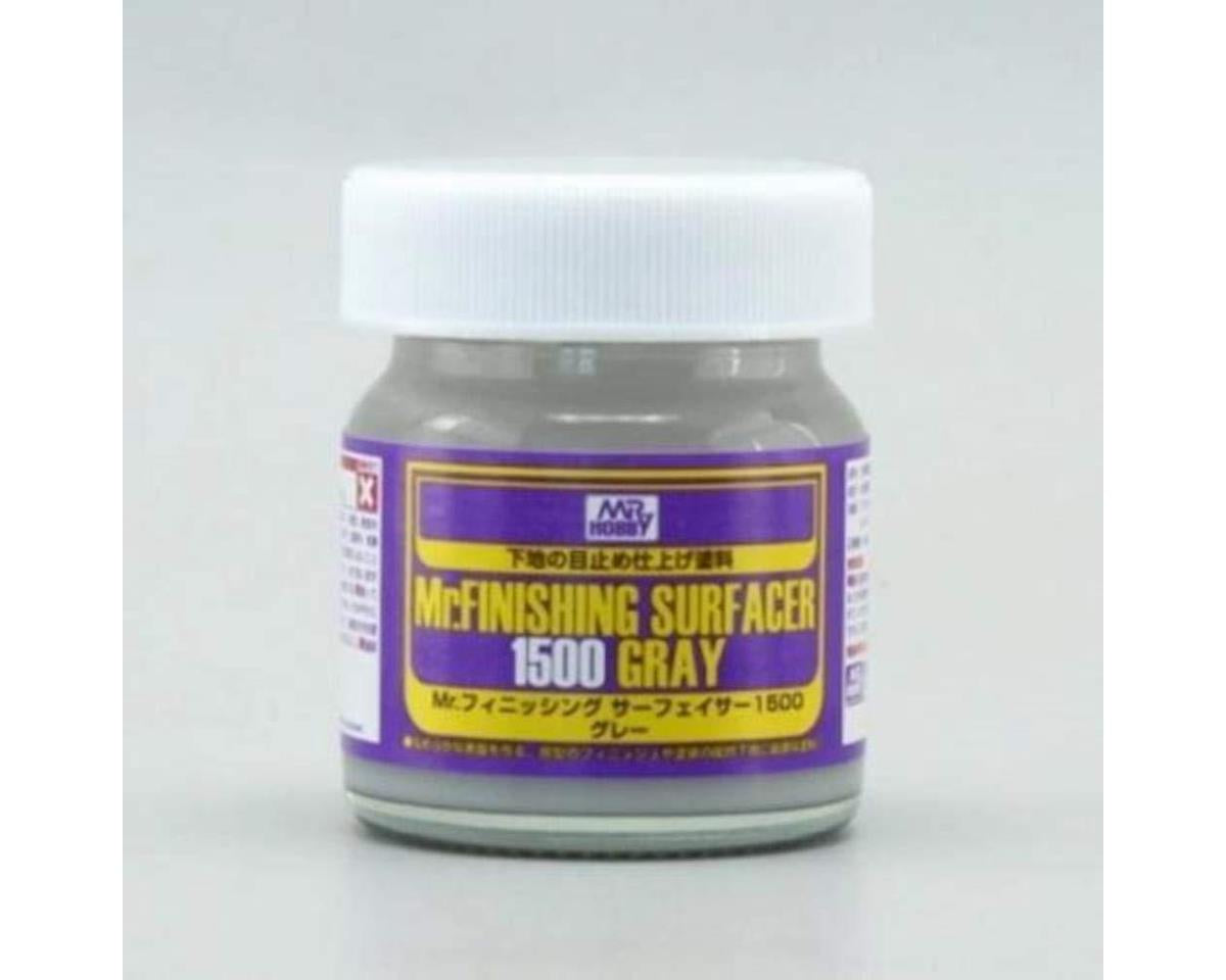 Mr Hobby Paint Mr. Finishing Surfacer 1500 Gray 40ml Bottle - GUZ289
