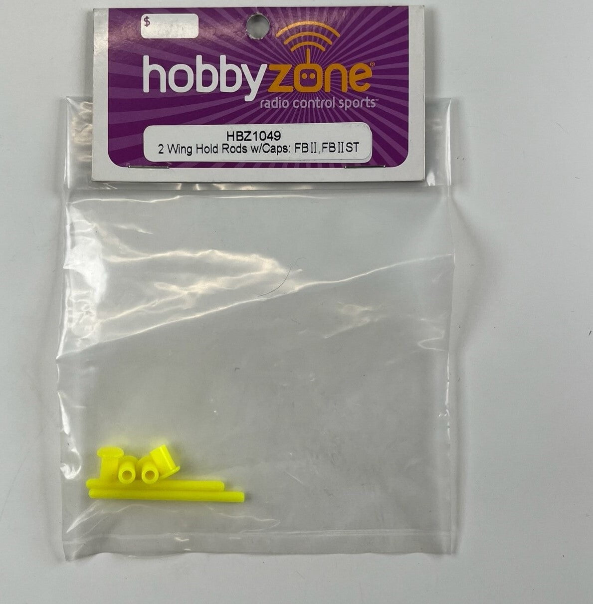 Hobbyzone 2 Wing Hold Rods w/Caps:FBII,FB - HBZ1049