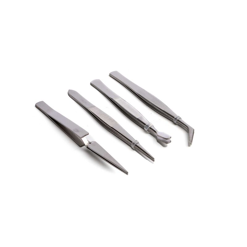 Hobby Essentials TWEEZERS SET 4PC - HDXK0024