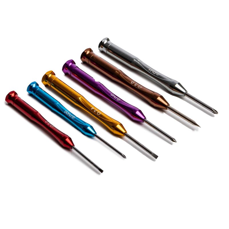 Hobby Essentials JEWELERS SCREWDRIVER SET W BOX 6 PC - HDXK0032