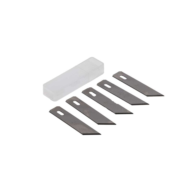 Hobby Essentials BLADES, #19 ANGLED CHISEL (5) - HDXK0096