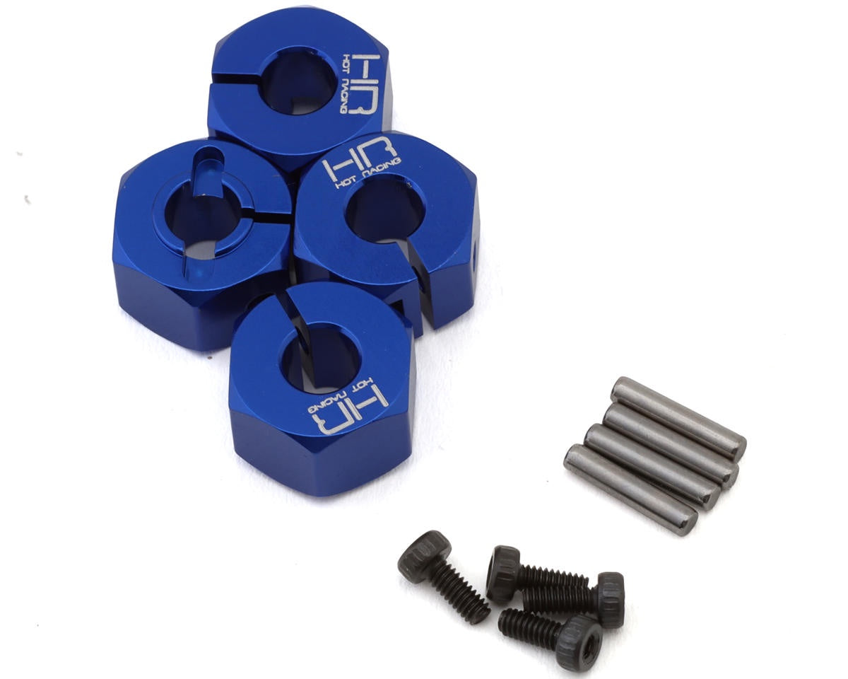 Blue Aluminum 12mm Wheel Hex TRA Mini Max