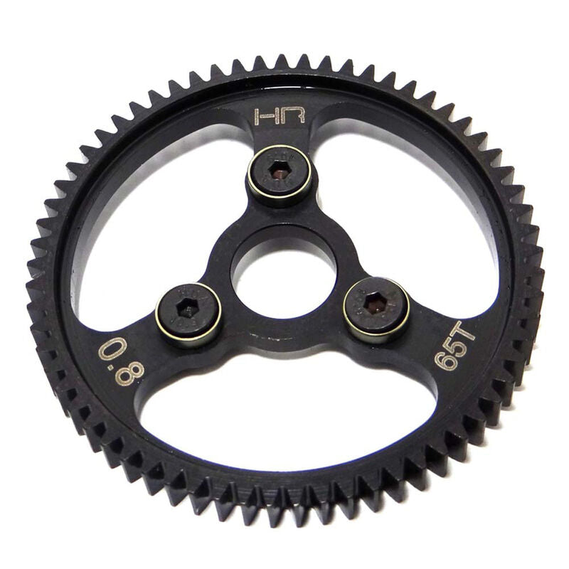 Hot Racing STEEL SPUR GEAR 65T .8 MOD - HRASERVO265