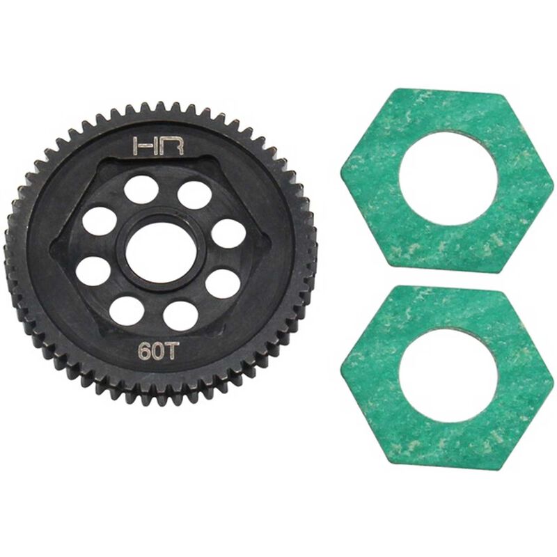 Hot Racing STEEL SPUR GEAR 60T .05M MINI - HRASMTT60M05