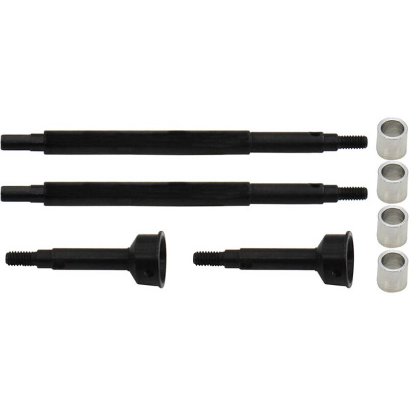 Hot Racing 5mm hardened Steel Drive Stub Axles TRX4-M - HRASTRXM39W05