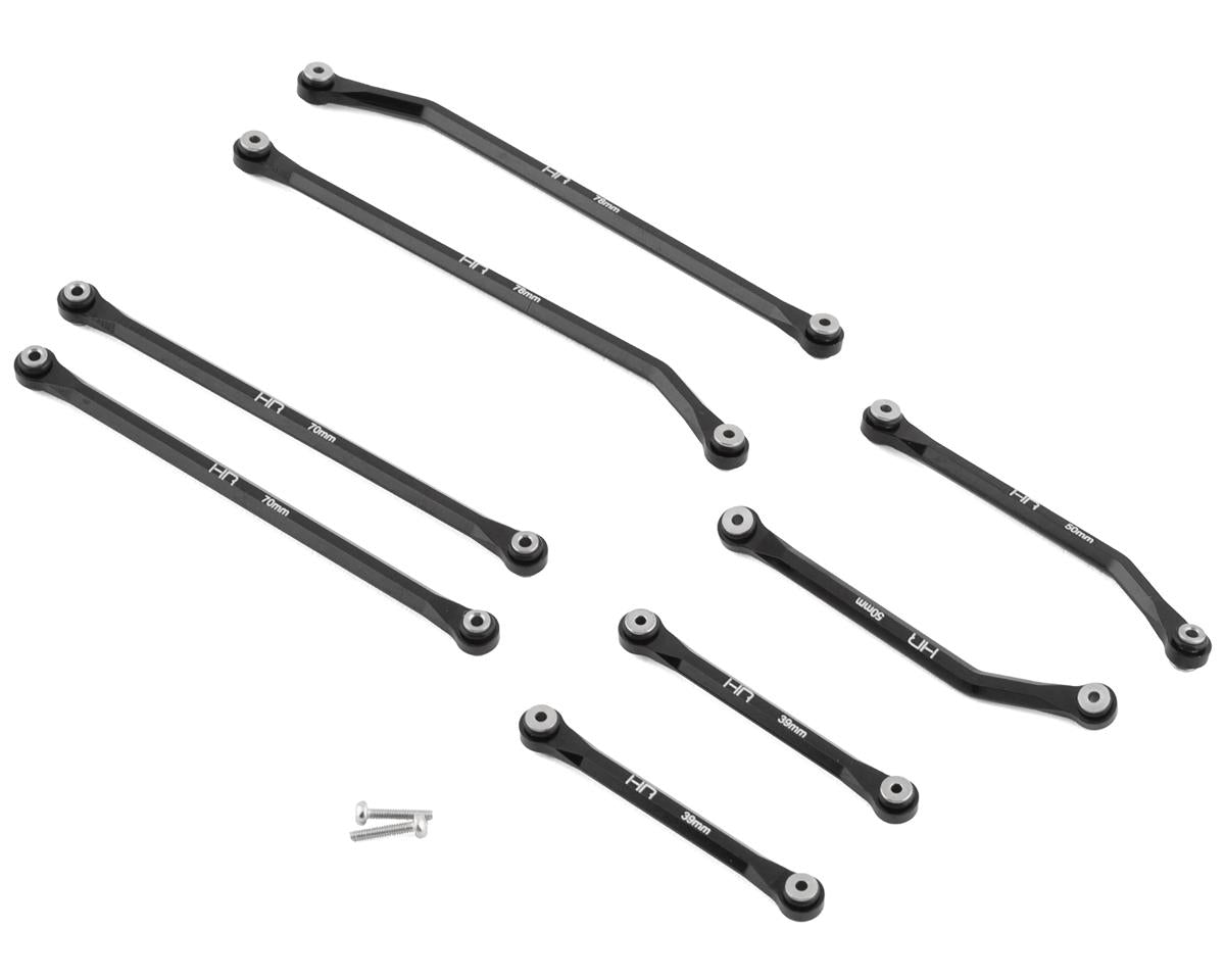 Hot Racing Axial SCX24 Aluminum High Clearance 4 Link Set (153.7mm) - HRASXTF133HFG01