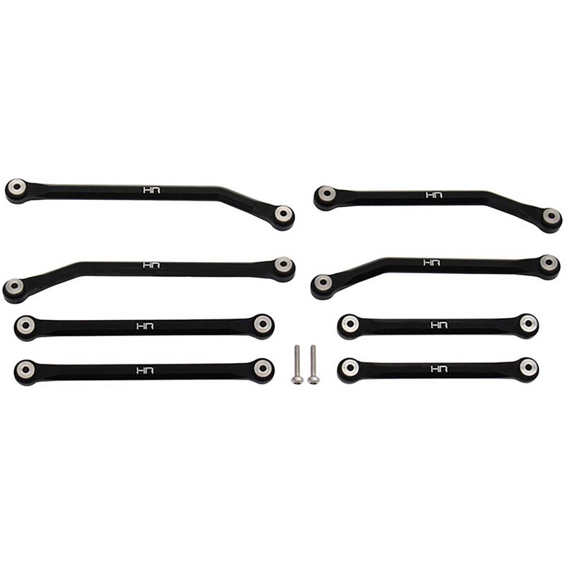 Hot Racing ALUM 4 LINKS SET FOR 133.7MM SCX24 - HRASXTF133HFJ01