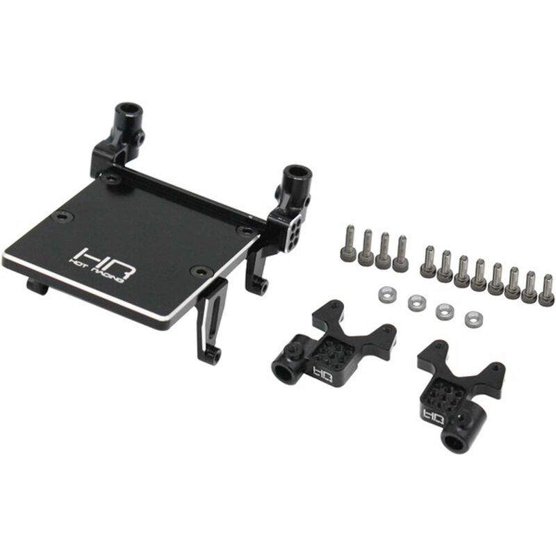 Hot Racing Aluminum Front&Rear Adjustable Shock Towers-SCX24 - HRASXTF28301