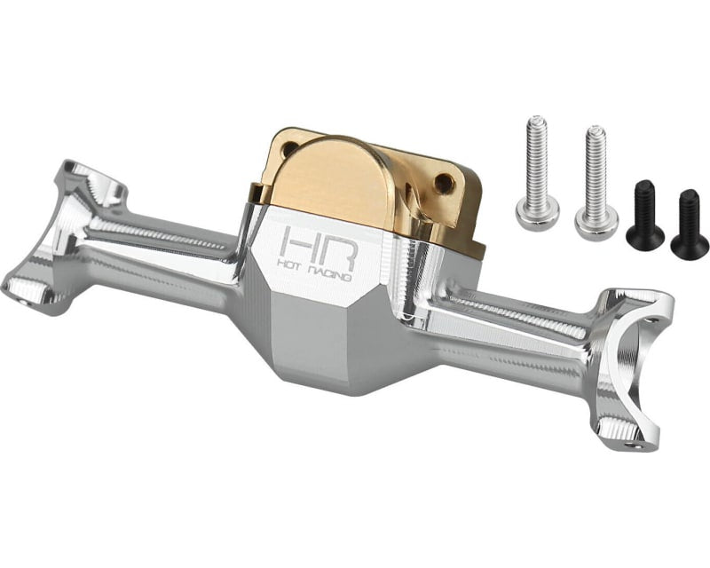Hot Racing Front Axle alum Case - Axial SCX30