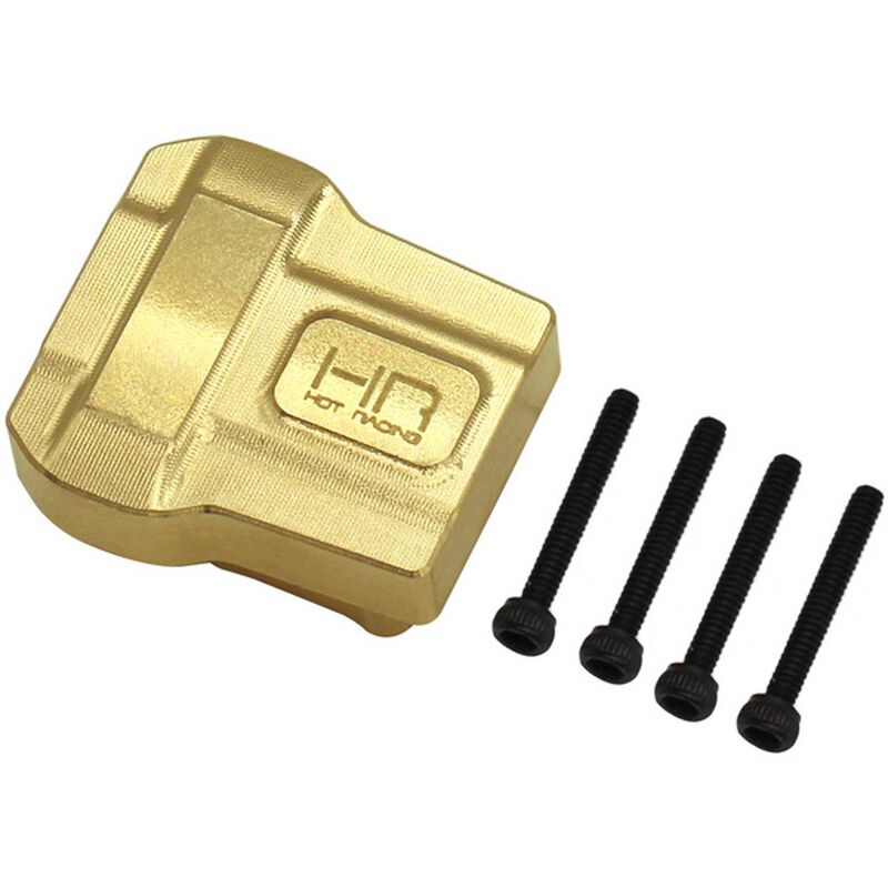 Hot Racing 20g Brass Diff Cover TRX4-18 - HRATRXM12CH