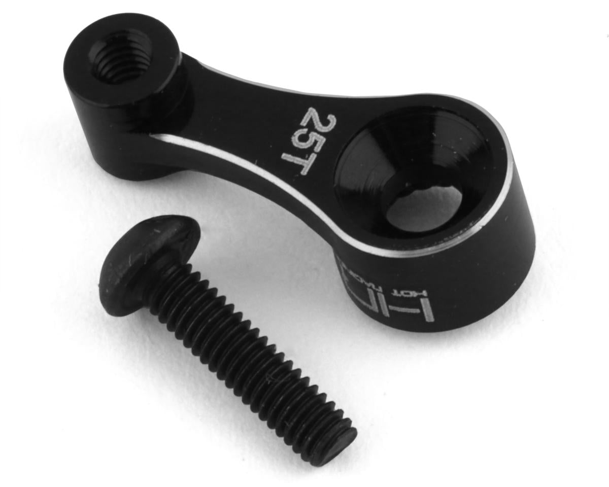 Hot Racing Traxxas TRX-4M Aluminum Servo Horn (Black) (25T) - HRATRXM25SH01