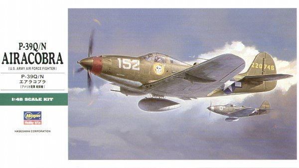 Hasegawa 1/48 P-39Q/N Airacobra JT93 Plastic Model Kit