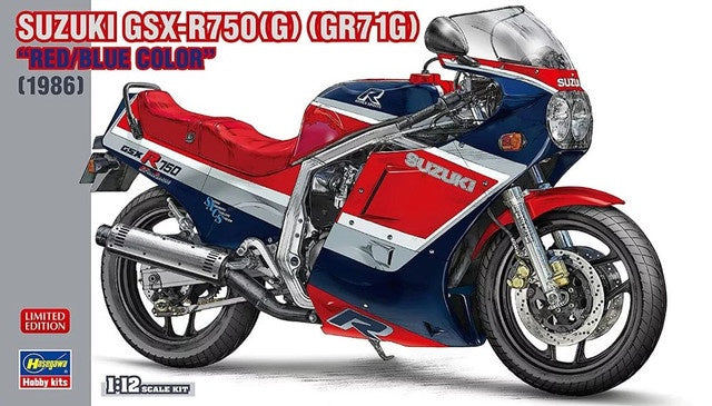 Suzuki GSX-R750(G) Motorcycle (Ltd Edition) 1/12 Hasegawa