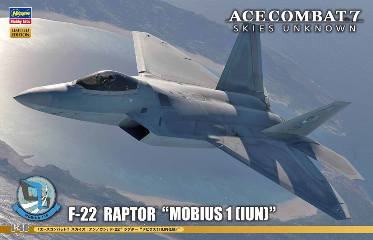 1/48 F22 Raptor Mobius 1 Fighter