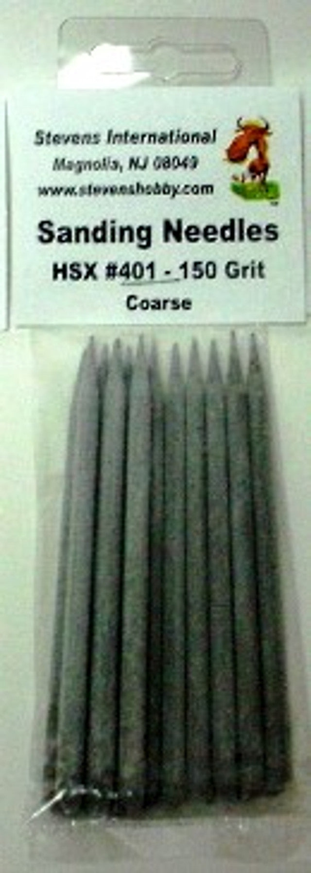 Stevens International 150 Grit Coarse Sanding Needles (8/Bag) - HSX401