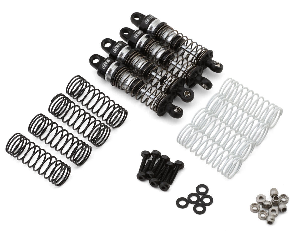 Injora Arrma® Grom™ Aluminum Threaded Oil Shocks Set (Black)
