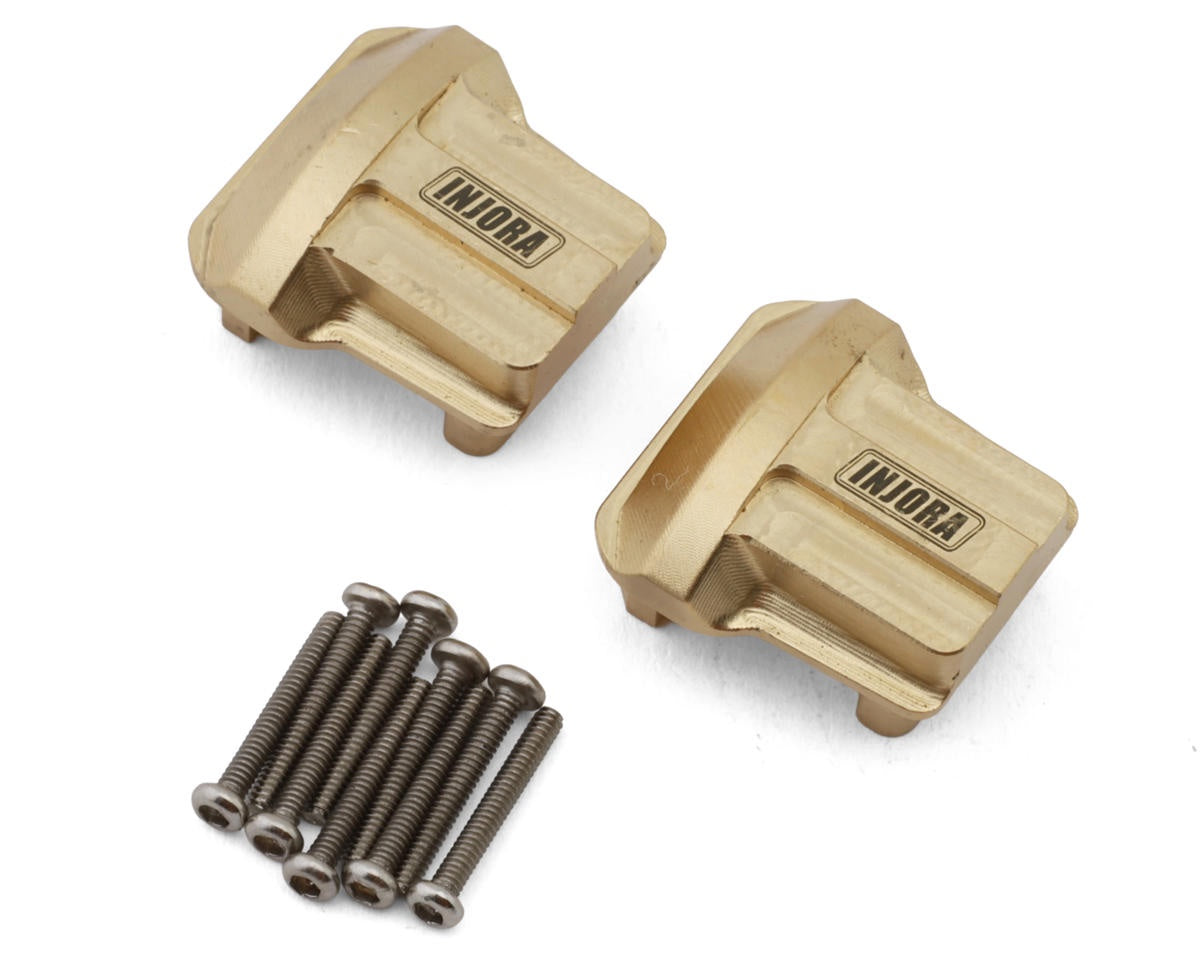 Injora Brass Differential Covers for Traxxas® TRX-4M® (Gold) (2) (11g ea)
