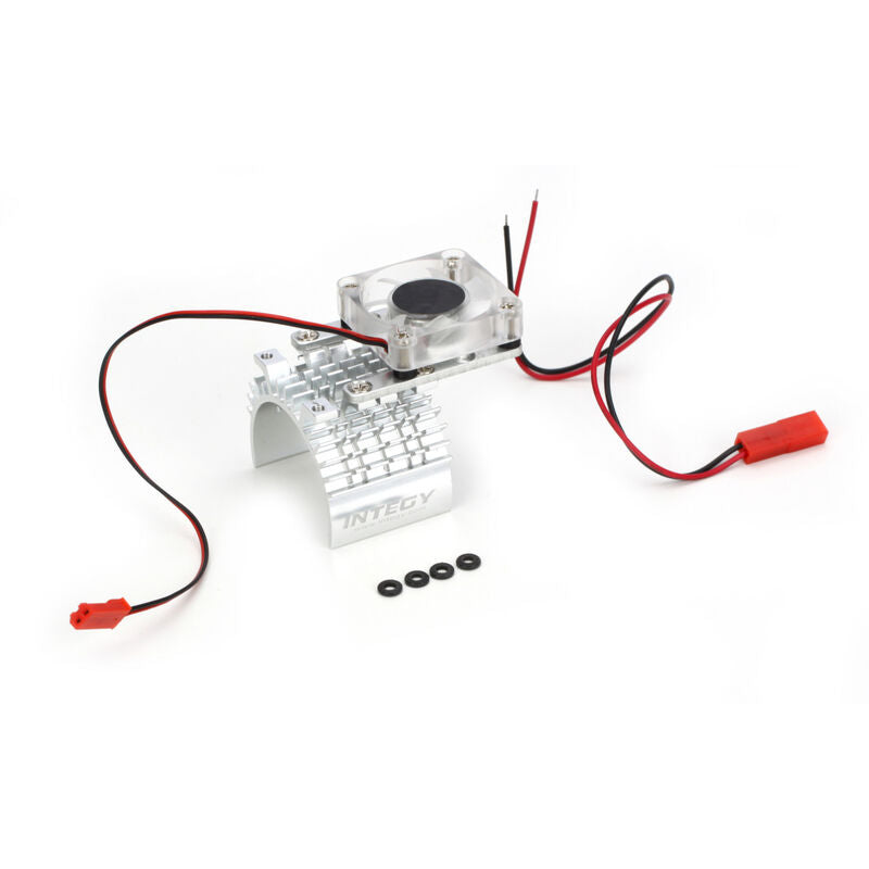 Integy Motor Heatsink and Cooling Fan, Silver - INTC22470S
