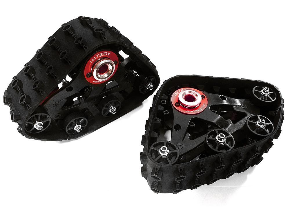 T3 Snowmobile & Sandmobile Rear Kit for 1/10 Stampede, Rustler, Slash & Bandit - Red