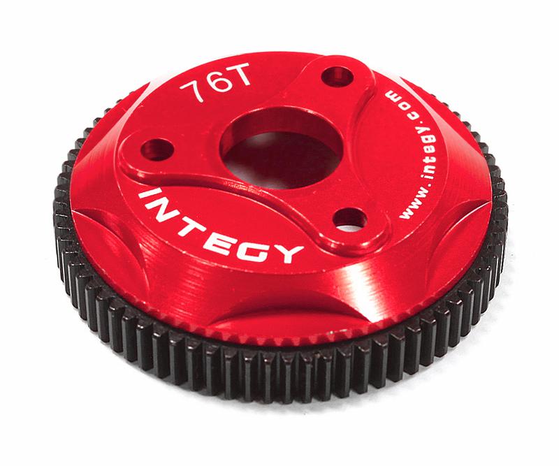 Integy 76T MTL SPUR GEAR TRA - INTT8008RED